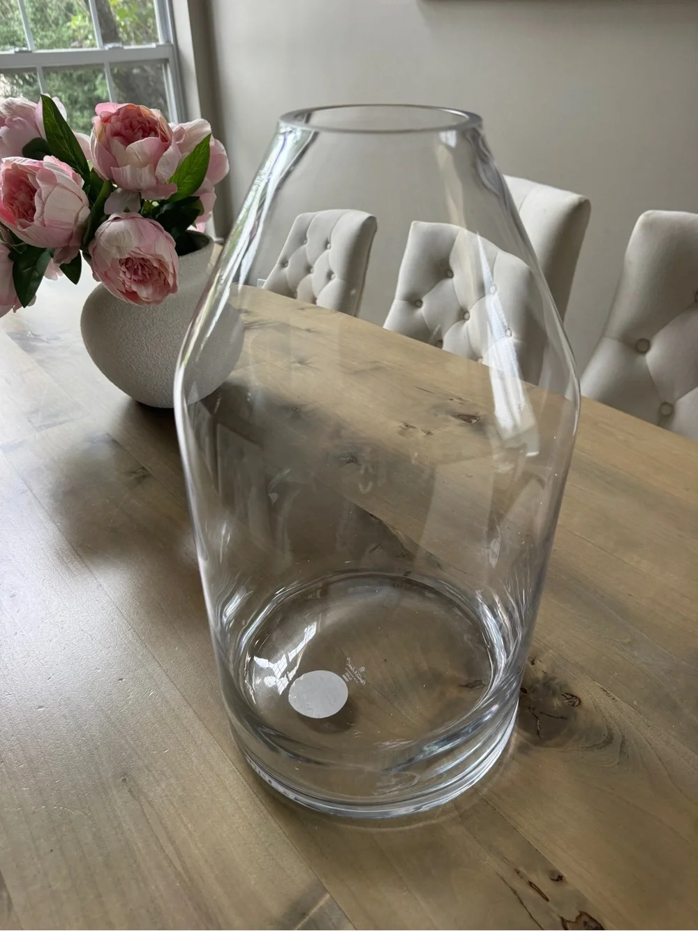 Clear Glass Decorative Vase - Home Accents